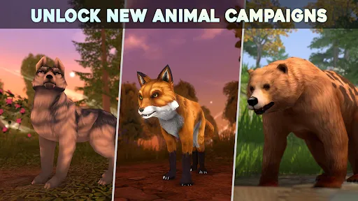 Скриншот 6 — Wolf Tales - Wild Animal Sim