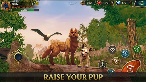 Скриншот 8 — Wolf Tales - Wild Animal Sim
