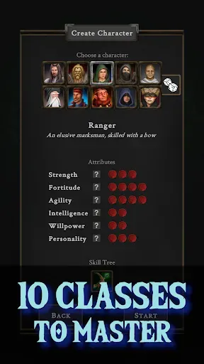 Скриншот 4 — All Who Wander - Roguelike RPG
