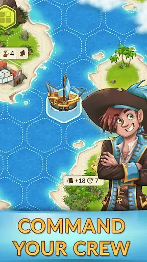 Скриншот 1 — Puzzle Colony: Pirate Match‑3