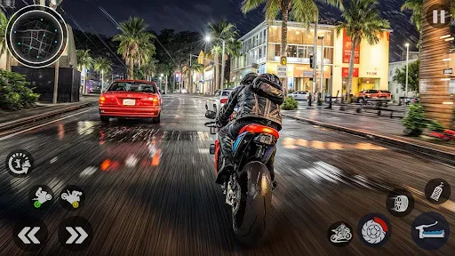 Скриншот 1 — Open World City Bike Driving