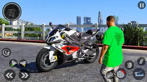 Скриншот 4 — Open World City Bike Driving