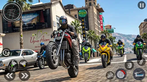 Скриншот 7 — Open World City Bike Driving