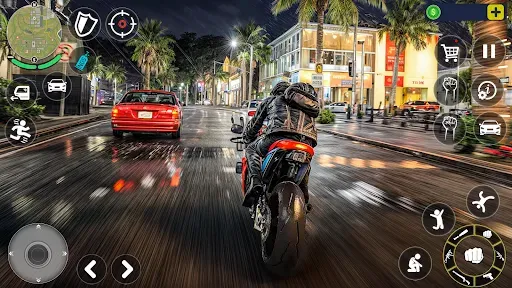 Скриншот 8 — Open World City Bike Driving