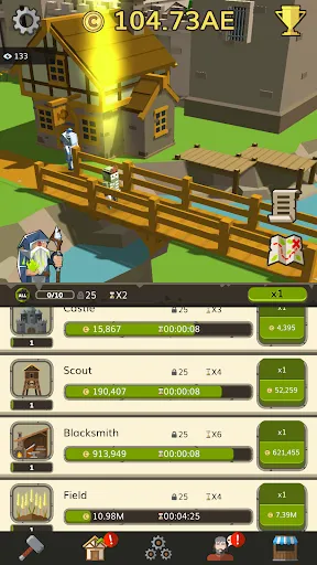 Скриншот 3 — Medieval: Idle Tycoon Game