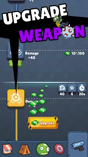 Скриншот 6 — Rooftop Survival — Zombie TD