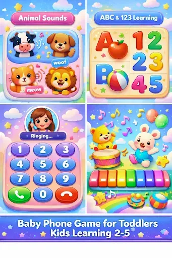 Скриншот 1 — Baby Phone - Kids Mobile Games