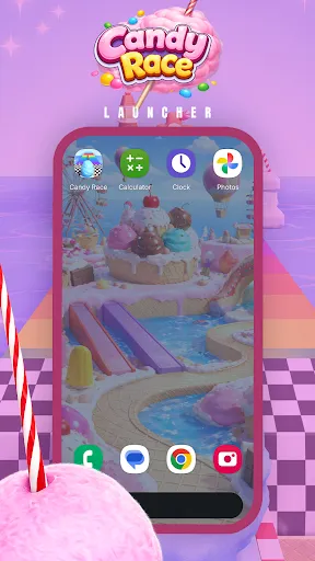 Скриншот 1 — Candy Race Launcher