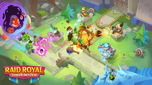 Скриншот 1 — Raid Royal: Tower Defense