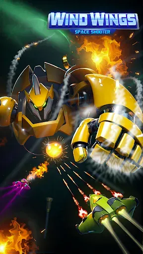 Скриншот 1 — WindWings: Galaxy attack Pro