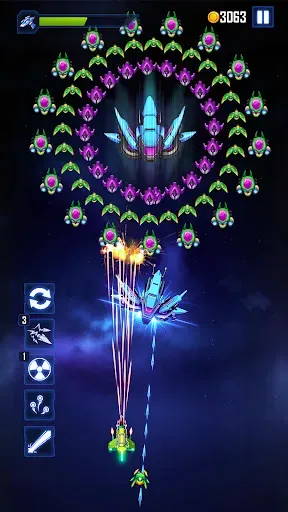 Скриншот 4 — WindWings: Galaxy attack Pro