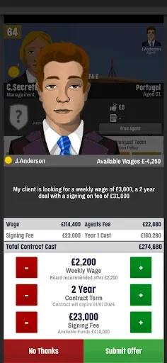Скриншот 6 — Football Club Management 2023