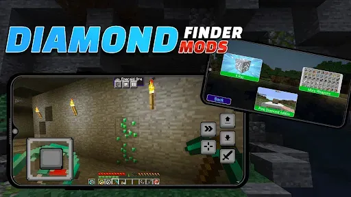 Скриншот 2 — Моды Diamond Finder Minecraft