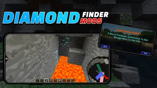 Скриншот 4 — Моды Diamond Finder Minecraft
