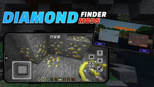 Скриншот 8 — Моды Diamond Finder Minecraft