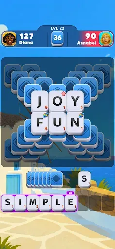 Скриншот 1 — Word Tiles GO