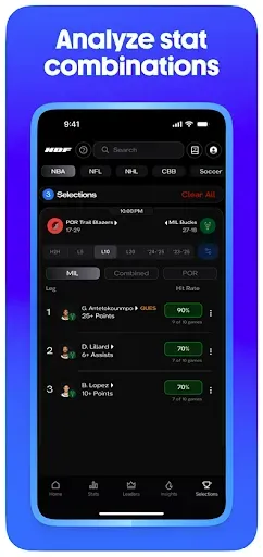 Скриншот 2 — HOF: Sports Stats & Data