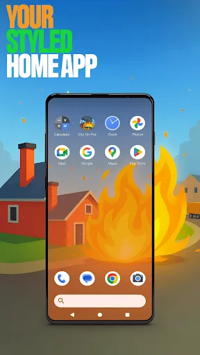 Скриншот 1 — City On Fire Home App