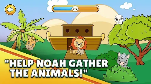 Скриншот 3 — Noah's Ark: Kids Bible Game