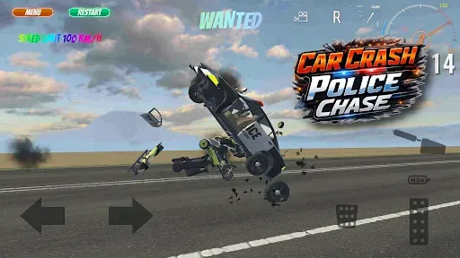Скриншот 1 — Car Crash Police Chase