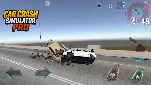 Скриншот 1 — Car Crash Simulator Pro