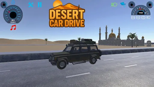 Скриншот 1 — Desert Car Drive