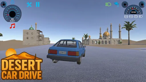 Скриншот 3 — Desert Car Drive