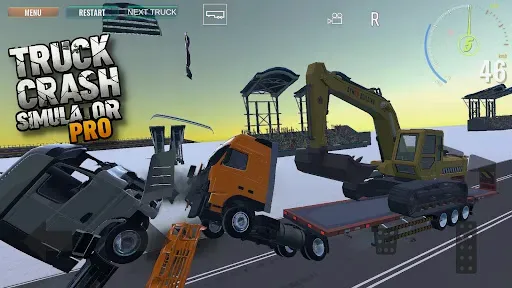 Скриншот 1 — Truck Crash Simulator Pro