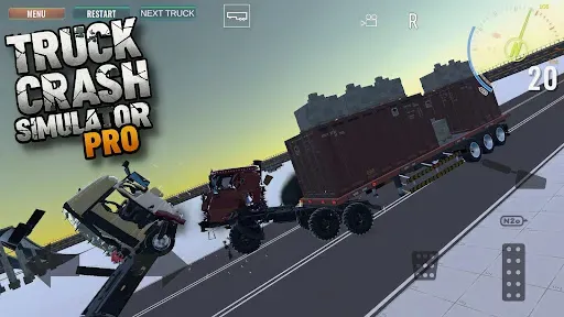 Скриншот 4 — Truck Crash Simulator Pro