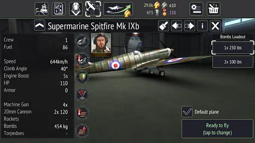 Скриншот 8 — Warplanes: WW2 Dogfight