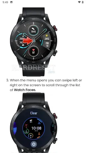 Скриншот 2 — Honor Magic Watch 2 App Guide