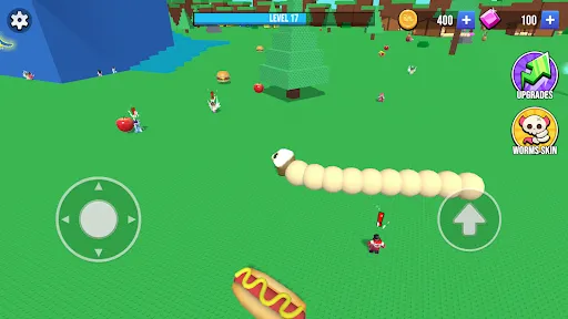Скриншот 1 — Hungry Worm: Eat Master