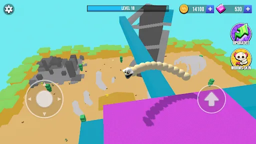 Скриншот 4 — Hungry Worm: Eat Master