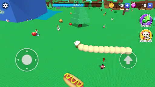 Скриншот 5 — Hungry Worm: Eat Master