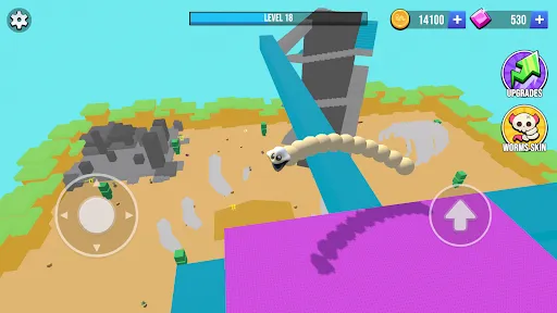 Скриншот 8 — Hungry Worm: Eat Master