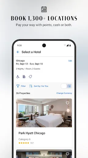 Скриншот 4 — World of Hyatt: Book Hotels