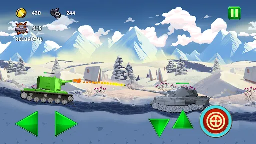 Скриншот 1 — Tank Attack 5 | Танки 2Д