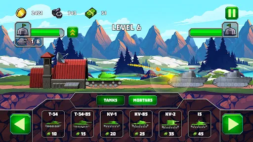 Скриншот 2 — Tank Attack 5 | Танки 2Д