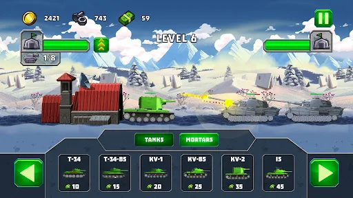 Скриншот 5 — Tank Attack 5 | Танки 2Д