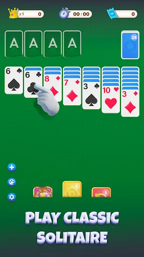 Скриншот 1 — Solitaire - Classic Card Game