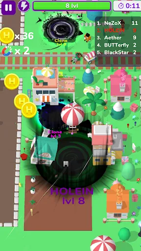 Скриншот 6 — Holein. io игры без интернета!
