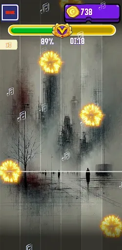 Скриншот 1 — Beat Drive: Piano Melody