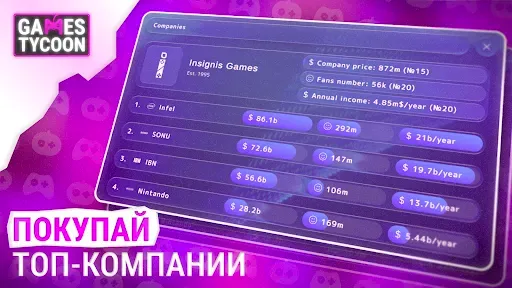 Скриншот 3 — Games Tycoon - gamedev sim