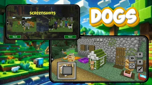 Скриншот 3 — Мод Dogs для Minecraft PE