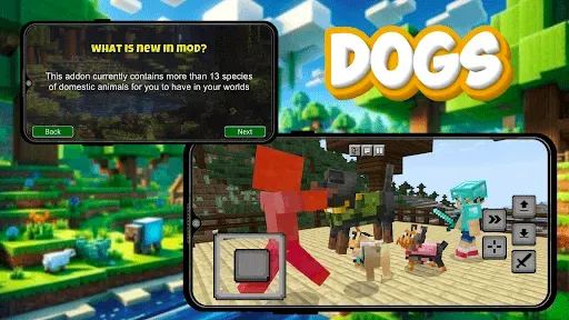 Скриншот 4 — Мод Dogs для Minecraft PE