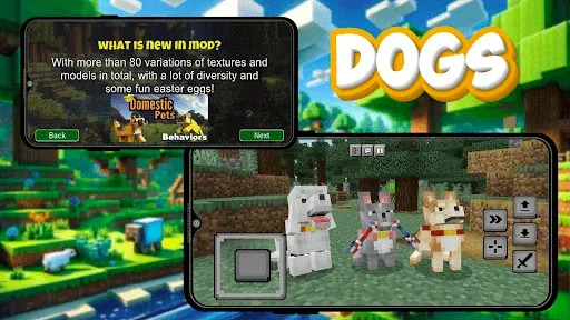 Скриншот 5 — Мод Dogs для Minecraft PE