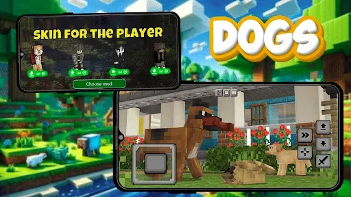 Скриншот 6 — Мод Dogs для Minecraft PE