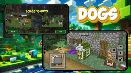 Скриншот 8 — Мод Dogs для Minecraft PE