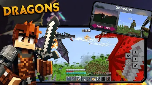 Скриншот 4 — Моды RPG Dragon для Minecraft