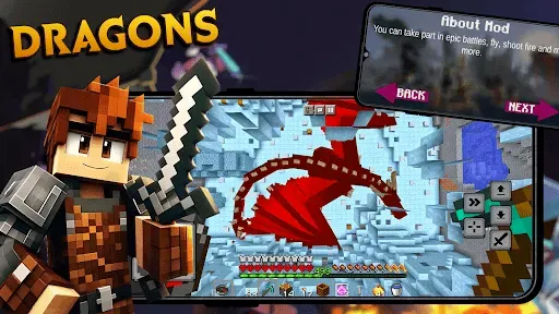 Скриншот 7 — Моды RPG Dragon для Minecraft